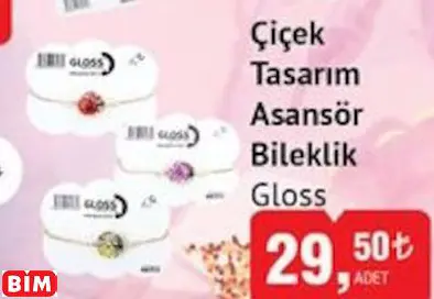 GLOSS ÇİÇEK TASARIM ASANSÖR BİLEKLİK